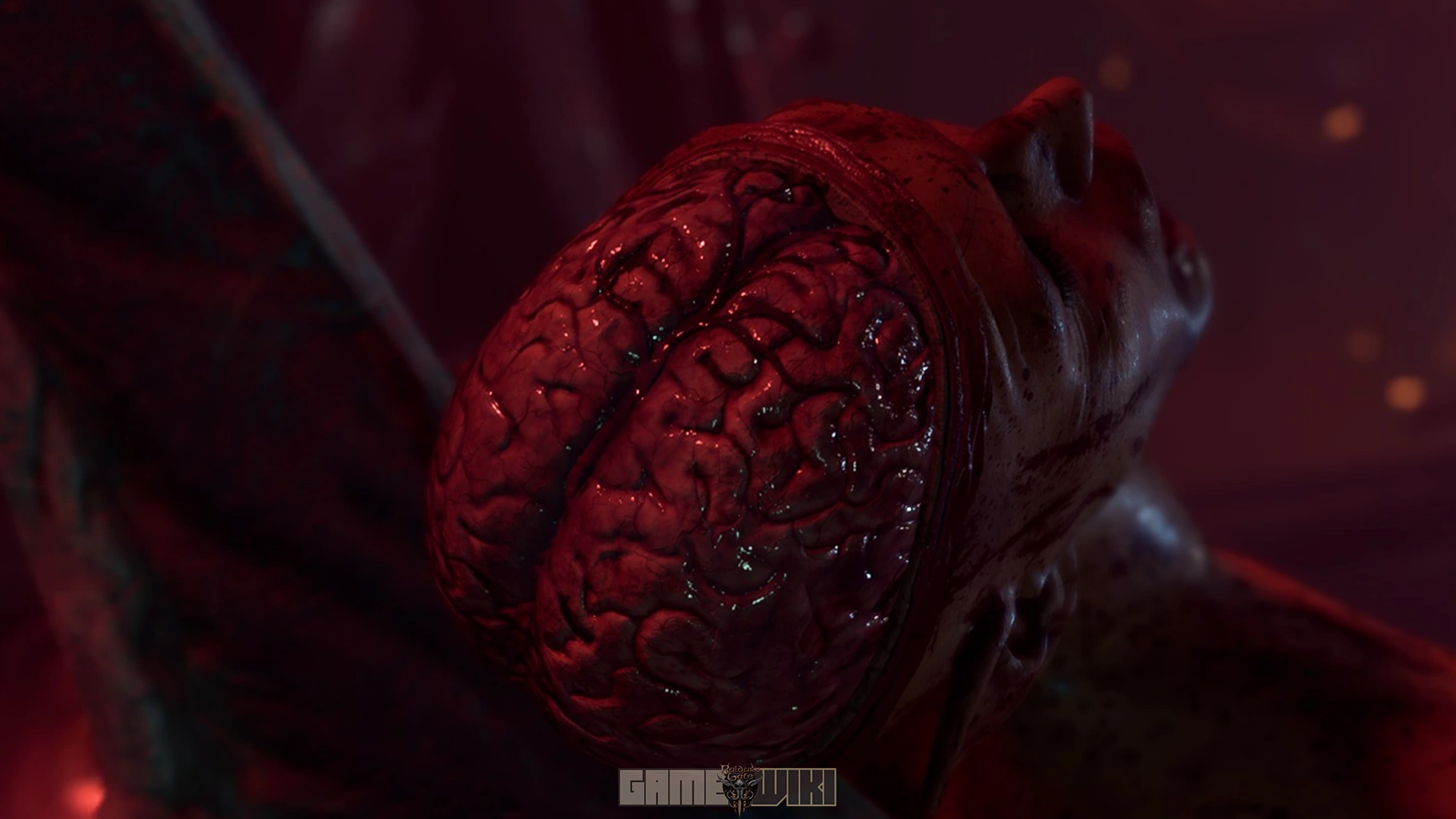 Cérebro Nos sendo libertado na introdução de Baldur’s Gate 3