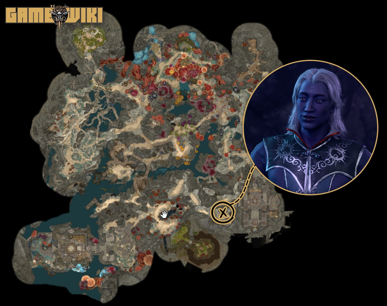 Falando-com-Dhourn-BG3 Forja de Adamantina em BG3 (Missão)