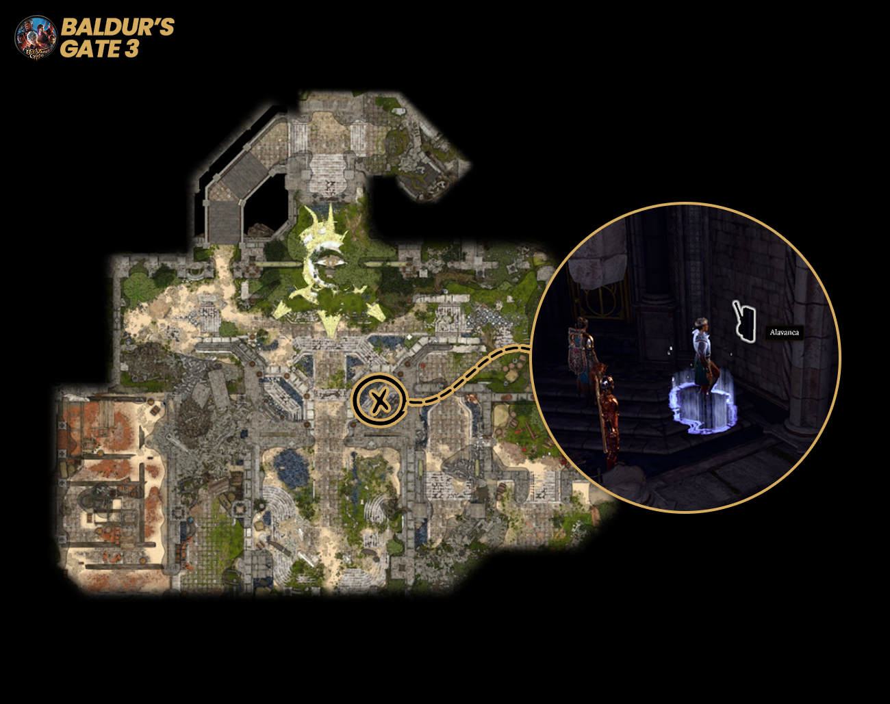 Acessando-as-Areas-Internas-Criadouro-Yllek Encontre o Criadouro Githyanki: Missão Completa em BG3!