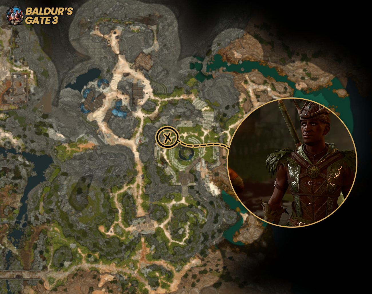 Como-Obter-a-Runa-do-Lobo-em-Baldurs-Gate-3 Descubra a Sala Secreta do Santuário Esmeralda em BG3!