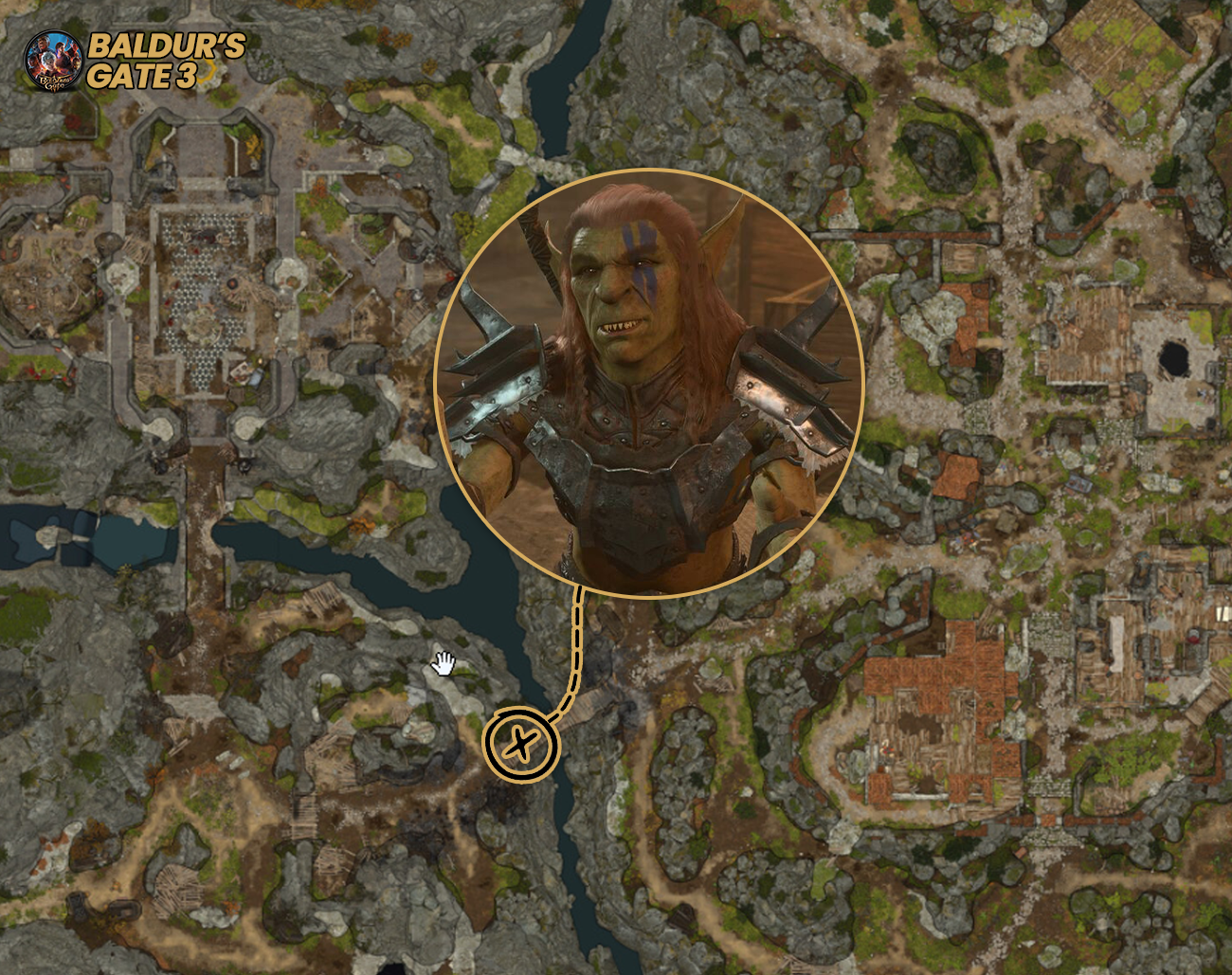 Como entrar no Acampamento Goblin em Baldur's Gate 3?