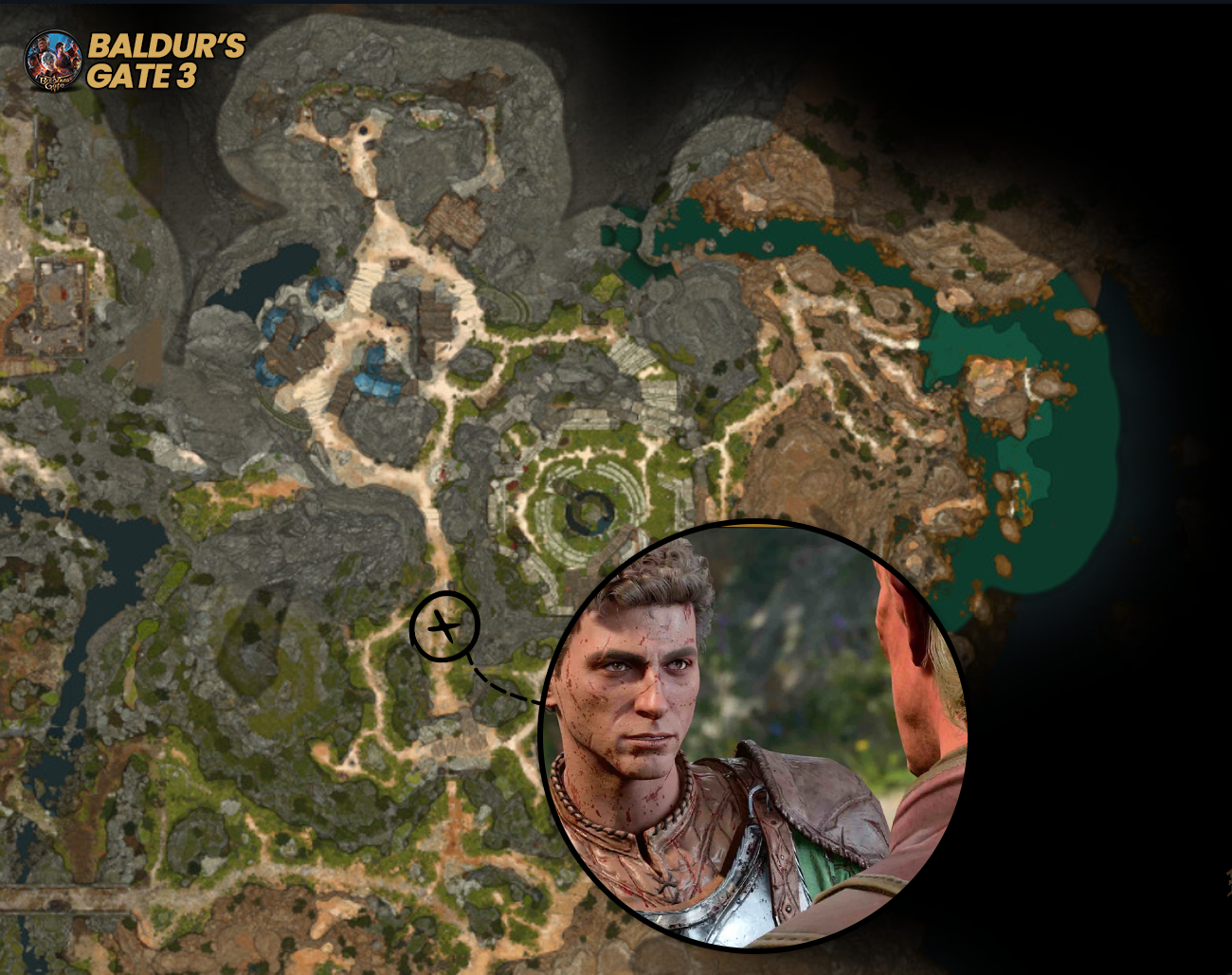 Como-iniciar-a-missao-Salve-os-Refugiados Salve os Refugiados: Guia Completo para Baldur's Gate 3