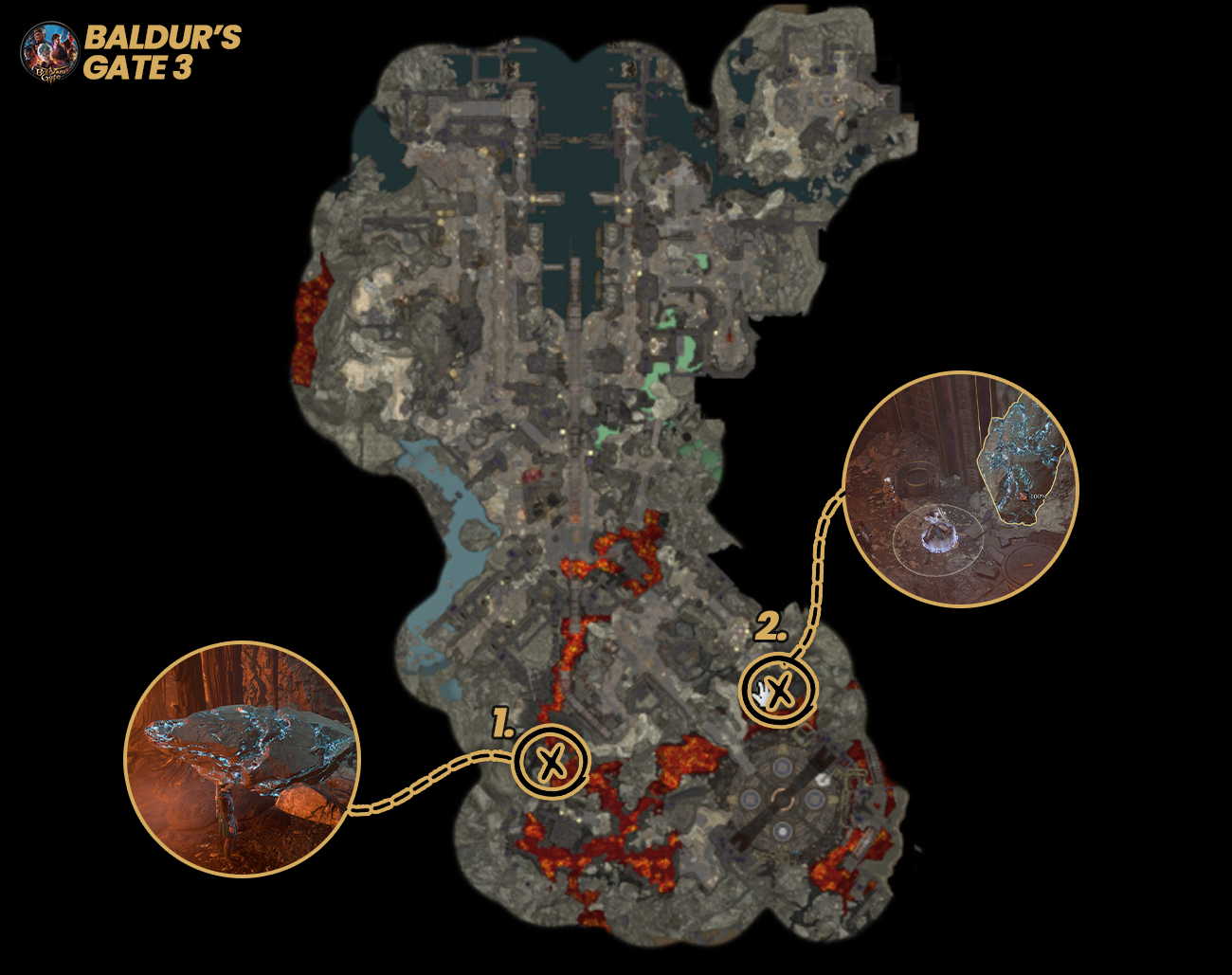 Localizacao-de-Todos-os-Minerio-de-Mithral-em-BG3 Como Usar a Forja Adamantina em BG3 e Criar Itens Lendários!