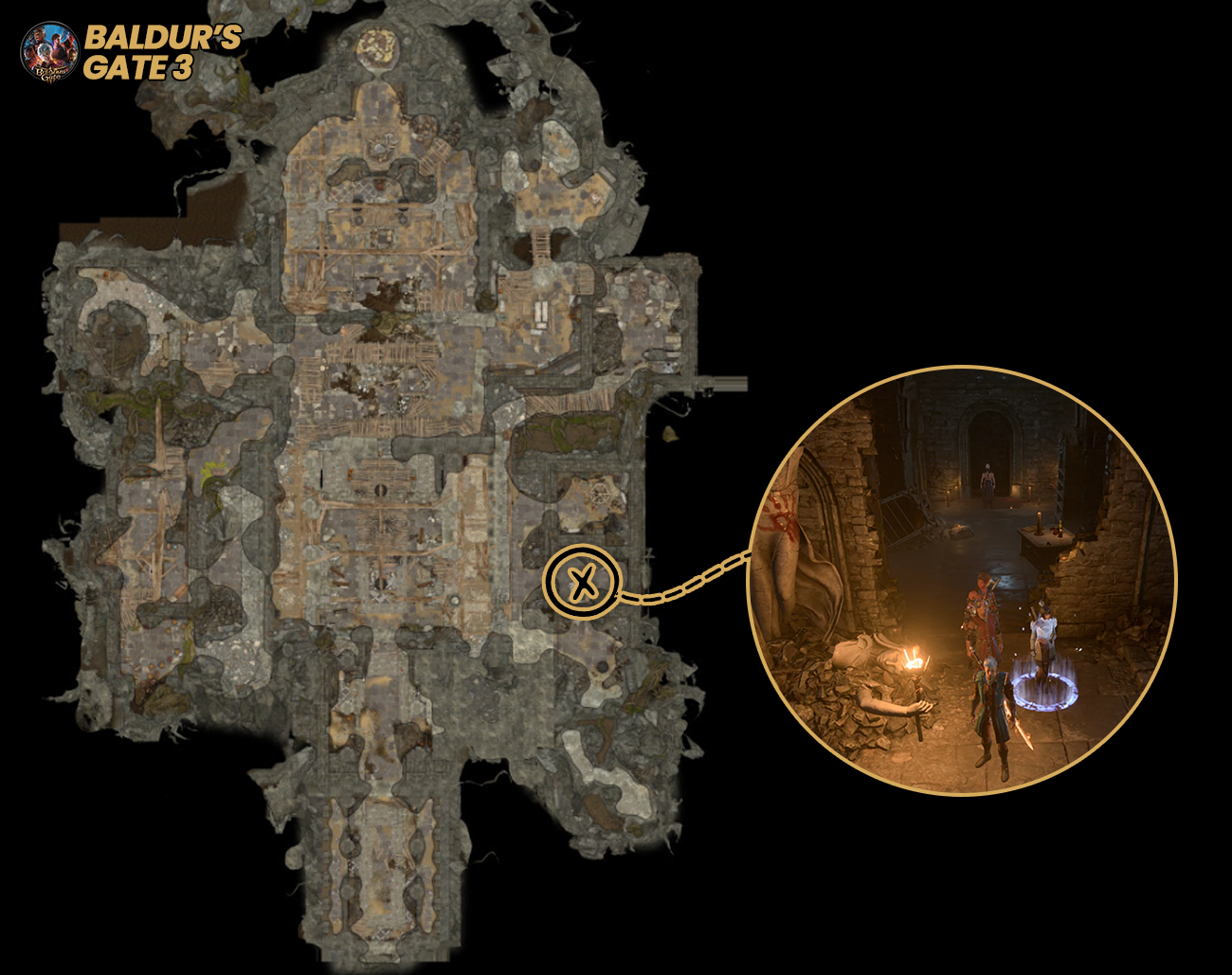 Localizacao-para-Conseguir-o-Buff-Amor-de-Loviatar-em-BG3 Condição Amor de Loviatar: O Poder da Dor em Baldur's Gate 3