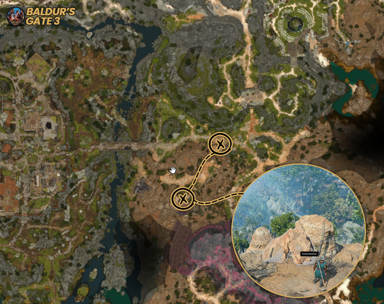 Onde-Encontrar-as-Aranhas-Montesas-em-BG3 Recrutar as Aranhas Montesas: Melhor Tática do Ato Um em BG3