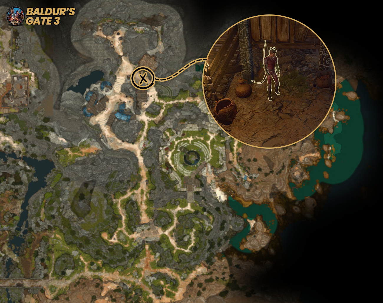 Passo-Encontre-Zorru-para-Obter-Pistas-Encontre-o-Criadouro-Githyanki Encontre o Criadouro Githyanki: Missão Completa em BG3!