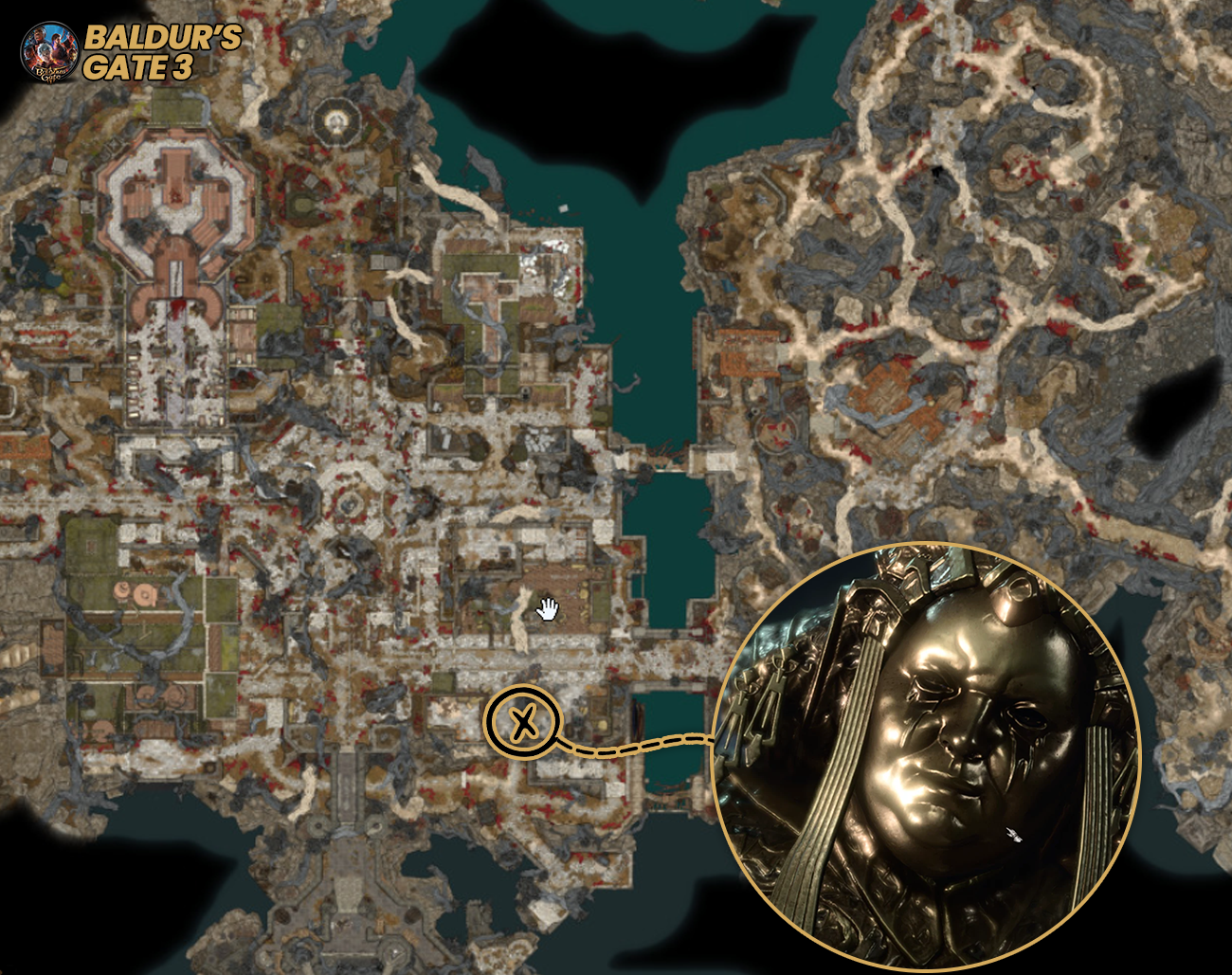 Localizacao-de-Gerringothe-Thorm-Baldurs-Gate-3 BG3: Táticas Infalíveis para Derrotar Gerringothe Thorm