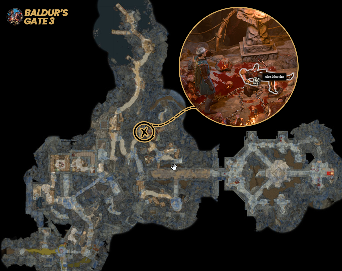 Localizacao-da-Cabeca-Decepada-do-Palhaco Baldur's Gate 3: Encontre o Palhaço Pingo
