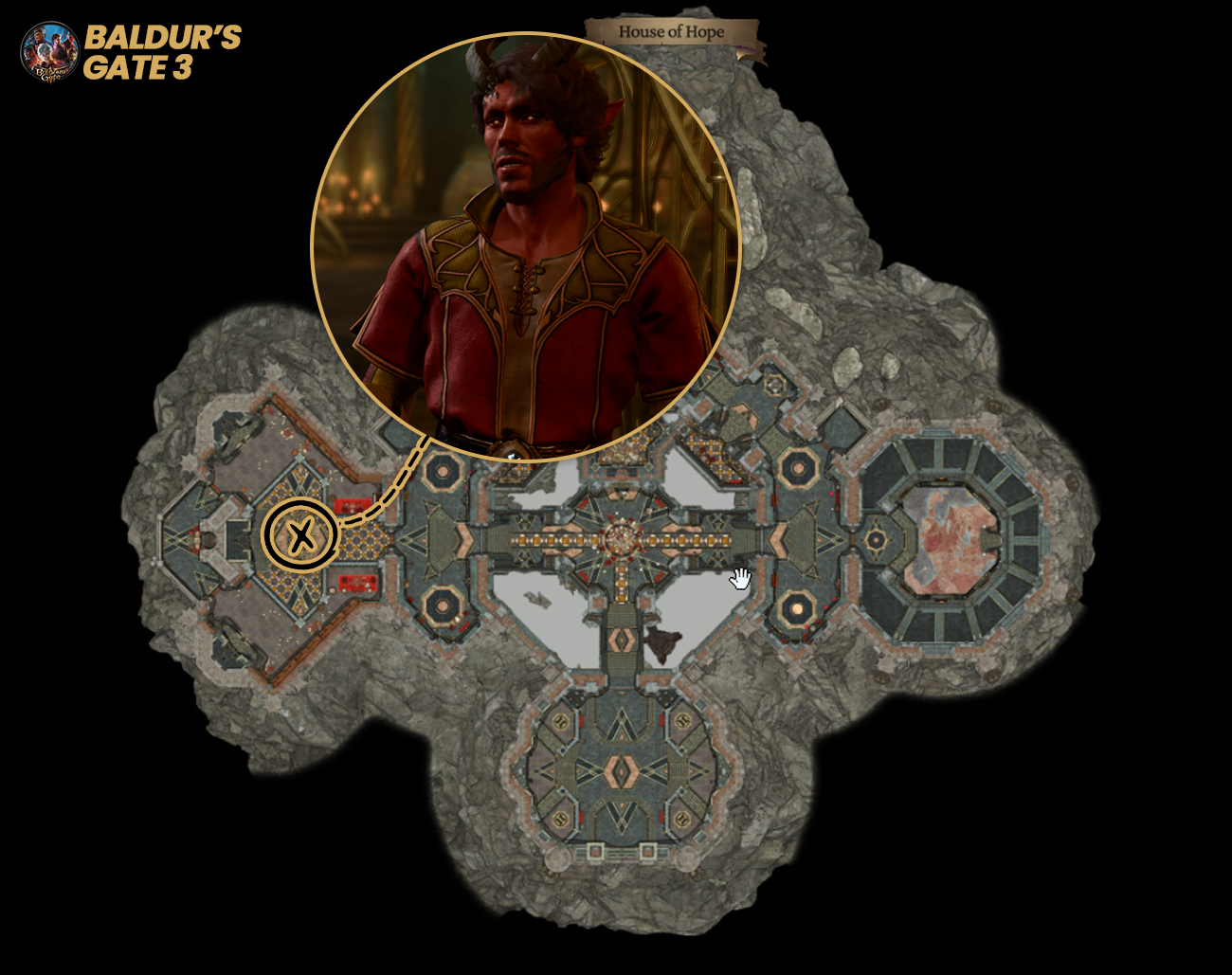 O-Arquivista-Enganando-o-Guardiao-dos-Arquivos Lide com o Diabo: Tudo Sobre a Missão Infernal em BG3