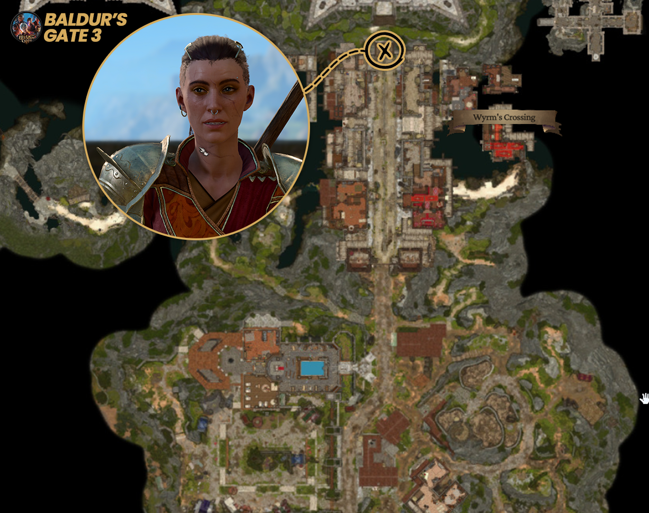 Como iniciar a missão Penetre na Fortaleza da Rocha do Draco