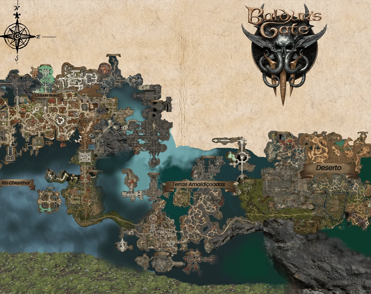 O Melhor Mapa Interativo Sobre Baldur’s Gate 3 para Você!