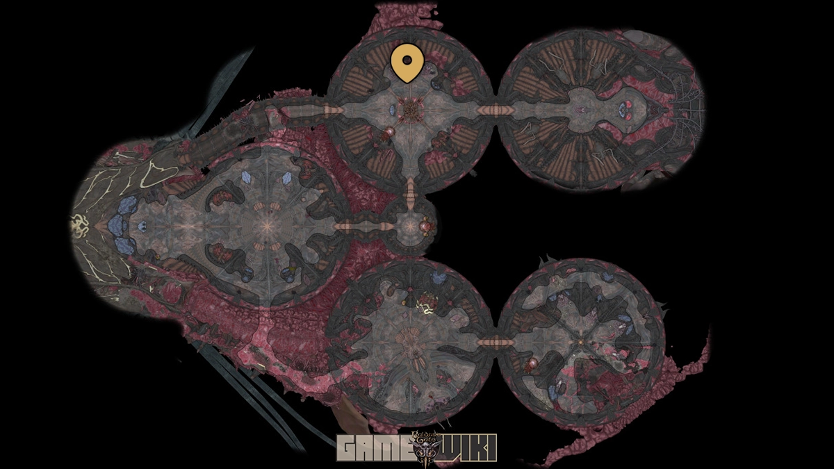 Encontre e liberte Shadowheart no início de Baldur’s Gate 3 Mapa revela onde encontrar Shadowheart ainda presa no Nautiloide