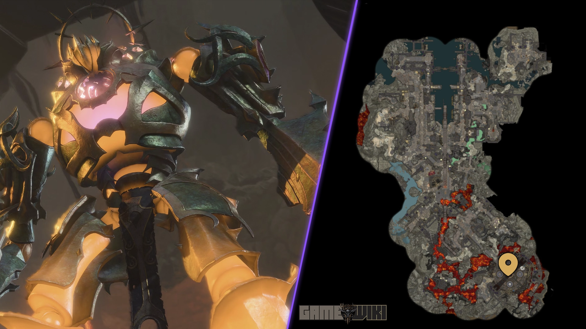 Descubra o ponto estratégico onde Troz aguarda em Baldur's Gate 3 Mapa indicando onde Troz se esconde em Baldur's Gate 3