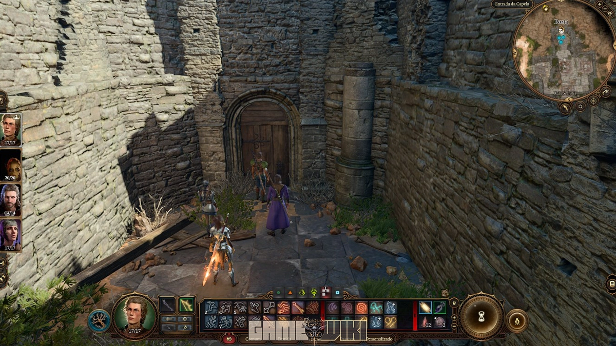 Missão Explore as Ruínas: entrada da Cripta Sufocante em Baldur’s Gate 3