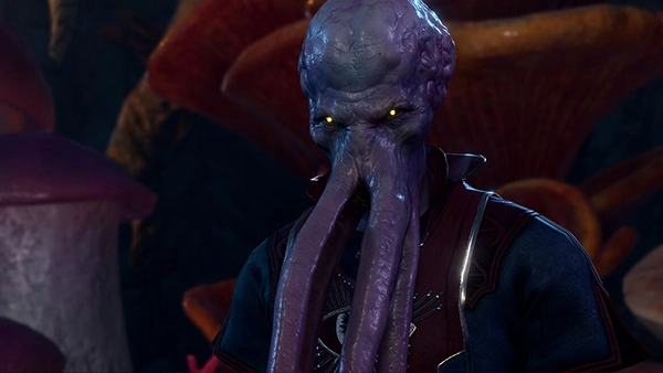 Omeluum, um devorador de mentes aliado, em Baldur’s Gate 3